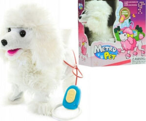 Λούτρινο Ηλεκτρονικό Σκυλάκι / Metro Pet Puppy Electronic Dog(άσπρο ή ρόζ)