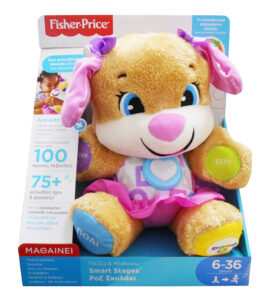 FISHER PRICE ΣΚΥΛΑΚΙ SMART STAGES ΡΟΖ (FPP82)