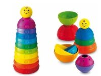 FISHER PRICE W4472 BRILLIANT BASICS STACK & ROLL CUPS (W4472)