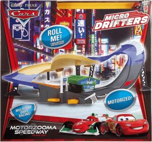 Mattel Disney Pixar Cars Micro Drifters Motorzooma Speedway (W7171)
