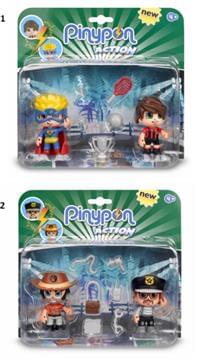 Pinypon Action Φιγούρα 2τμχ - 2 Σχέδια (700014492)