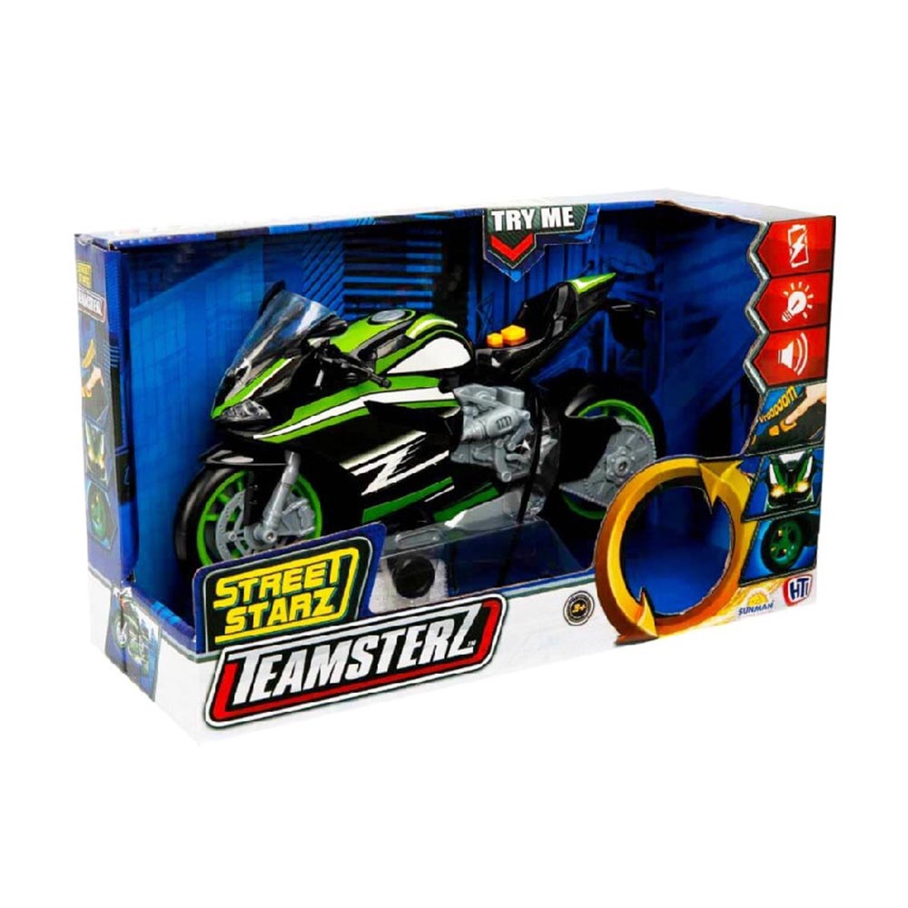 TEAMSTERZ ΜΑΥΡΗ ΑΓΩΝΙΣΤΙΚΗ ΜΗΧΑΝΗ ΜΕ ΚΙΝΗΣΗ ΦΩΤΑ ΚΑΙ ΗΧΟΥΣ STREET STARZ (7535-16880)