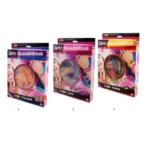 SCOUBIDOUS ΜΕ ΧΑΝΤΡΕΣ - 3 ΣΧΕΔΙΑ (1080-11281)