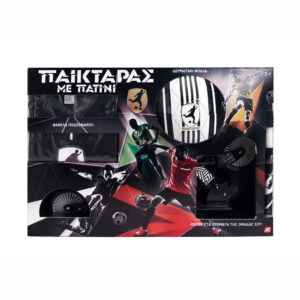 Λαμπάδα AS Company Παικταράς Μαύρος Με Πατίνι, Φανέλα & Μπάλα (1500-15701)