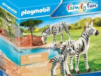 Playmobil Δύο Ζέβρες Με Το Μικρό Τους 70356