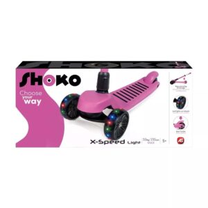 AS Company - Shoko Scooter Twist And Roll Xspeed Light Με Led Φώς Φούξια 5004-50504