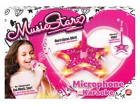AS GAMES Παιχνίδια Μίμισης Karaoke Μικροφωνο Με Βαση Music Star (7510-56903)
