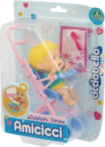 Cicciobello Καροτσάκι Με Amicicci Φιλαράκι (CC018010)
