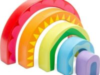 Le Toy Van Παζλ Τούνελ Rainbow από Ξύλο για 12+ (PL107)