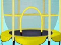 Τραμπολίνο με Δίχτυ 3-6ετών εώς 50kg 148X130cm Zita Toys(005.777-Y)