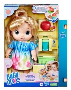 ΠΑΙΧΝΙΔΟΛΑΜΠΑΔΑ BABY ALIVE ΚΟΥΚΛΑ ΜΩΡΟ FRUITY SIPS APPLE ΞΑΝΘΑ ΜΑΛΛΙΑ (F7356)