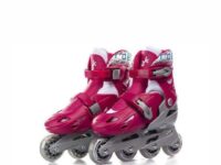 Αθλοπαιδιά 002.1083 Inline Αυξομειούμενα Rollers Ροζ Παιδικά