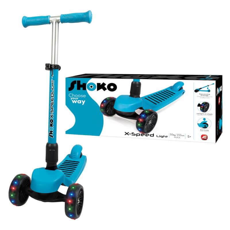 Παιδικό Πατίνι As Shoko Twist & Roll Xspeed Light Με Led Φως Μπλε (5004-50503)