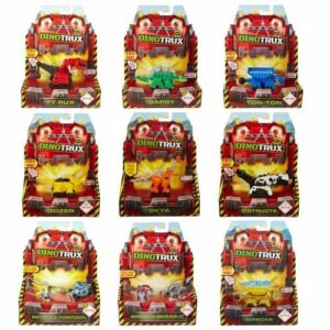 Mattel Dinotrux Οχηματάκια - 9 Σχέδια (CJW96)