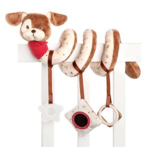 Σπιράλ κρεμαστό αξεσουάρ κούνιας-καροτσιού Twisty Μπέζ-Καφέ(3800838982038)