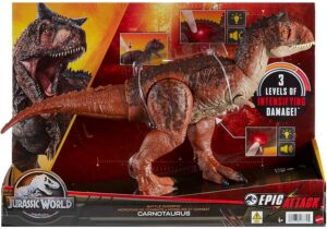 Jurassic World Epic Attack Battle Chompin' Carnotaurus (HND19)