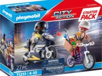 Playmobil City Action Starter Pack Αστυνομική Καταδίωξη Ληστή Κοσμημάτων(71255)