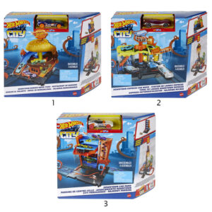 HOT WHEELS - ΠΙΣΤΕΣ CITY 3 ΣΧΕΔΙΑ (HDR24)