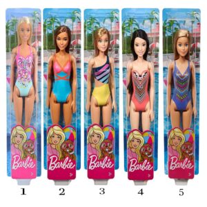 BARBIE - ΚΟΥΚΛΑ ΘΑΛΑΣΣΑΣ 5 ΣΧΕΔΙΑ (DWJ99)