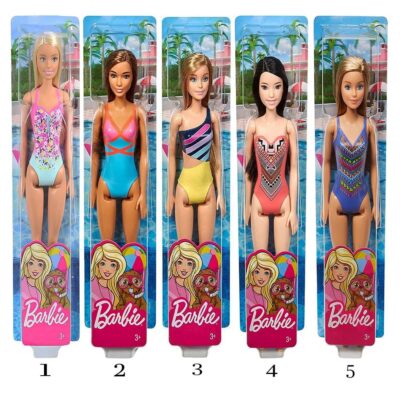 BARBIE - ΚΟΥΚΛΑ ΘΑΛΑΣΣΑΣ 5 ΣΧΕΔΙΑ (DWJ99)