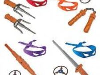 ΤΜΝΤ Mutant Mayhem Movie Ninja Reveal Role Play Αξεσουάρ - 4 Σχέδια ( TU806000)