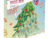 Diamond Dotz Diamond Art Box Kit 11"X11"-Merry Christmas Tree -DBX049