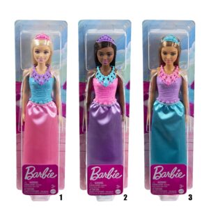 BARBIE - ΠΡΙΓΚΙΠΙΚΟ ΦΟΡΕΜΑ 3 ΣΧΕΔΙΑ (HGR00)