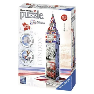 Ravensburger - 125821 | 3D Puzzle: Big Ben Flag Edition