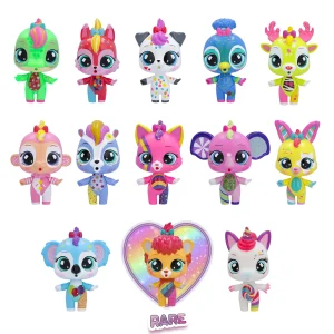 Bubiloons Confetti Surprise Collectible Doll with 8+ Surprises and Accessories,