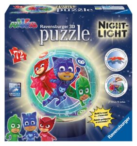 72 πλαστικά κομμάτια ΜΠΑΛΑ-ΛΑΜΠΑ PJMASKS RAVENSBURGER (117734)