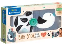 BABY CLEMENTONI ΒΡΕΦΙΚΟ ΜΑΛΑΚΟ ΒΙΒΛΙΑΡΑΚΙ ΛΕΥΚΟ ΚΑΙ ΜΑΥΡΟ ΓΙΑ 0+ ΜΗΝΩΝ(17322)