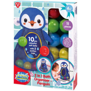 Playgo Οργάνωση Μπάνιου-2 In 1 Bath Organiser Penguin (18703)