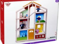 Ξύλινο Κουκλόσπιτο με Αξεσουάρ TOOKY TOY TKB86