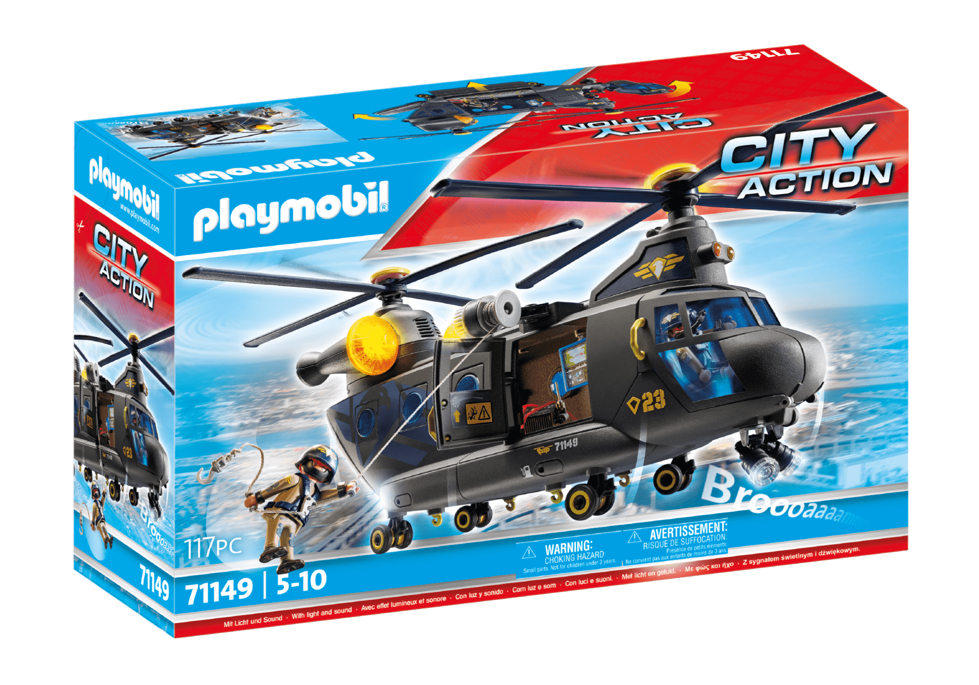Playmobil City Action Ελικόπτερο Ειδικών Δυνάμεων(71149)