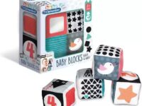 Baby Clementoni Κύβοι Activity για 1+ Ετών 4τμχ (1000-17321)