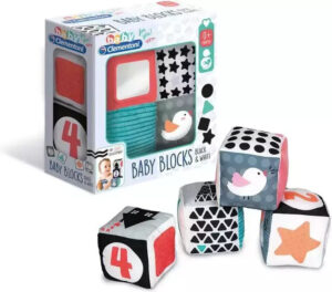 Baby Clementoni Κύβοι Activity για 1+ Ετών 4τμχ (1000-17321)