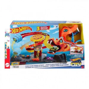 Παιχνιδολαμπάδα Hot Wheels City Πίστα Pizza Slam Cobra Attack (HTN81)
