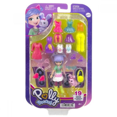 POLLY POCKET - ΝΕΑ ΚΟΥΚΛΑ ΜΕ ΜΟΔΕΣ ΜΕΣΑΙΟ PACK HRD60 (HRD60)
