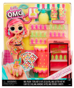 L.O.L. SURPRISE OMG STUDIO ΝΥΧΙΩΝ SWEET NAIL ΚΟΥΚΛΑ PINKY POPS (503842EUC)