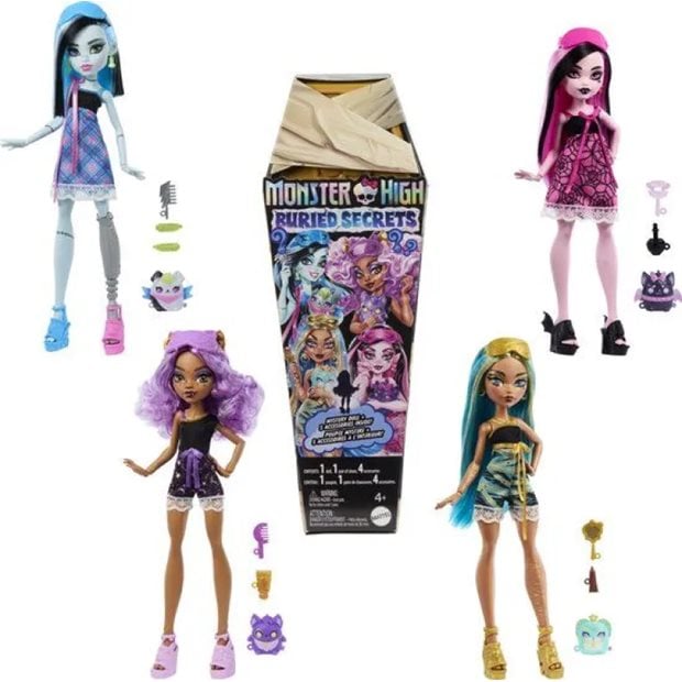 Monster High Buried Secrets Σε 4 Σχέδια - (HYV64)