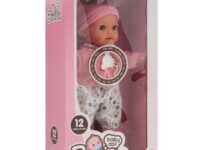 Κούκλα μωρό Raya Toys με 12 ήχους, 30 εκατοστών (LD9906A)