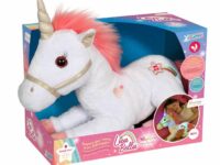 Gipsy Λούτρινο Lica Bella Μονόκερος Με Ήχο Και Φως Ροζ 35cm(56072-150421)