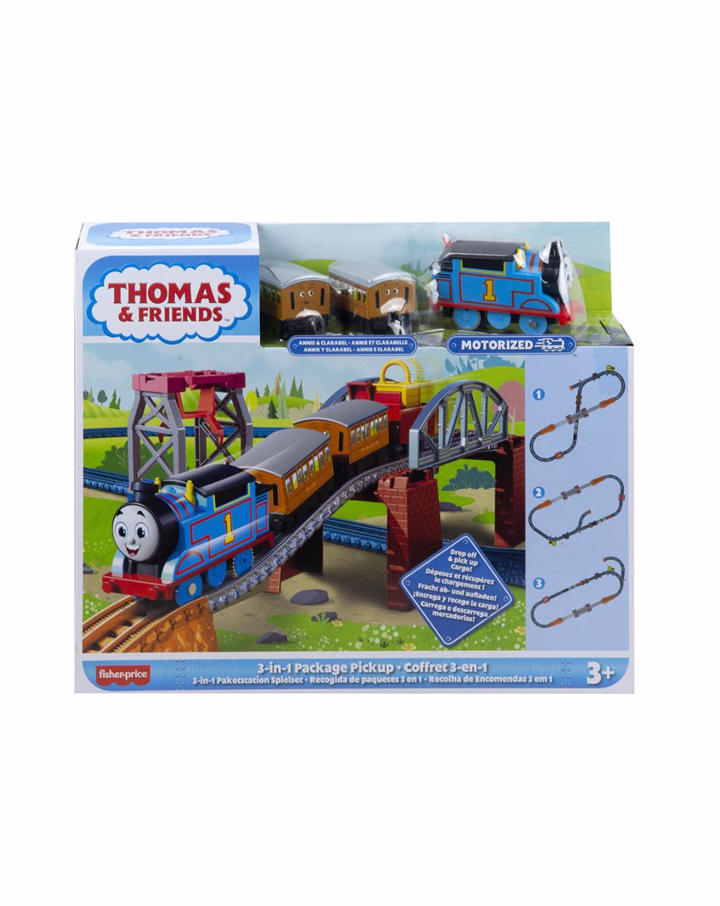 Mattel fisher price τόμας το τρενάκι 3 διαδρομές THOMAS (HGX64)