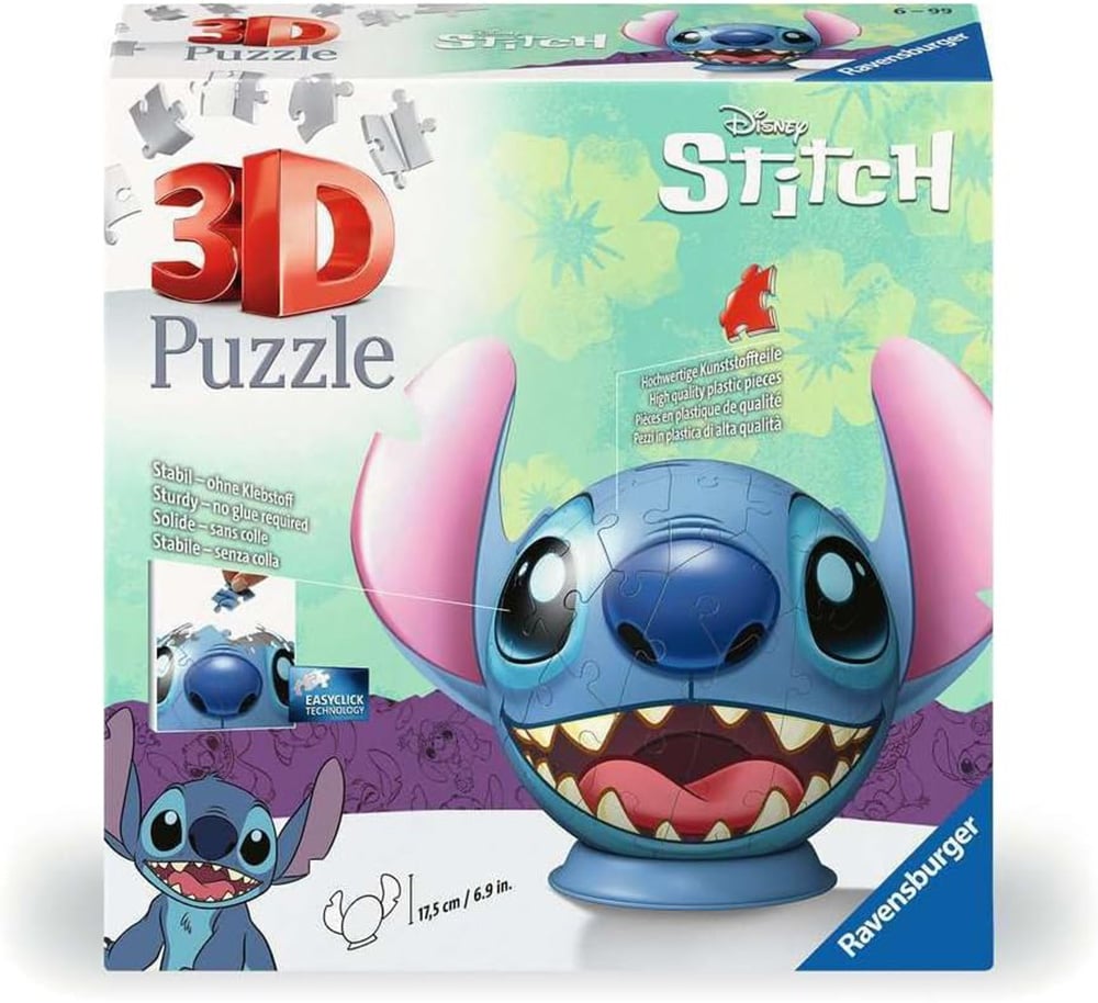 RAVENSBURGER 3D ΠΑΖΛ ΜΠΑΛΑ 72 τεμ. STITCH (11574)