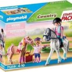 Playmobil Country Φροντίζοντας τα Άλογα για 4+ Ετών (71259)