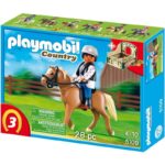 Playmobil Φάρμα των Πόνυ - Άλογο με Αναβάτη και Σταύλο (5109)