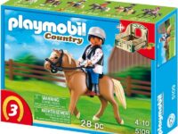 Playmobil Φάρμα των Πόνυ - Άλογο με Αναβάτη και Σταύλο (5109)