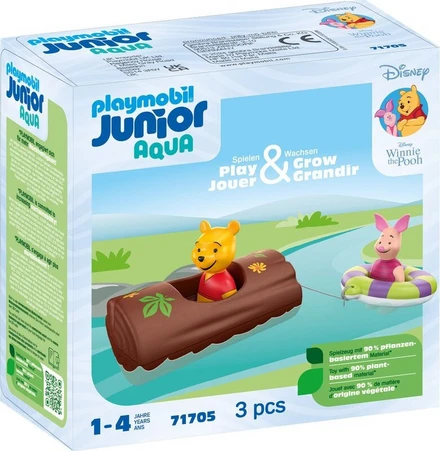 Playmobil Junior Disney Ο Γουίνι & το Γουρουνάκι Πάνε Βαρκάδα για 1-4 Ετών (71705)