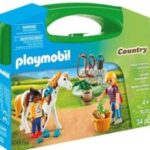 Playmobil Βαλιτσάκι Φροντίζοντας Τα Άλογα (9100)
