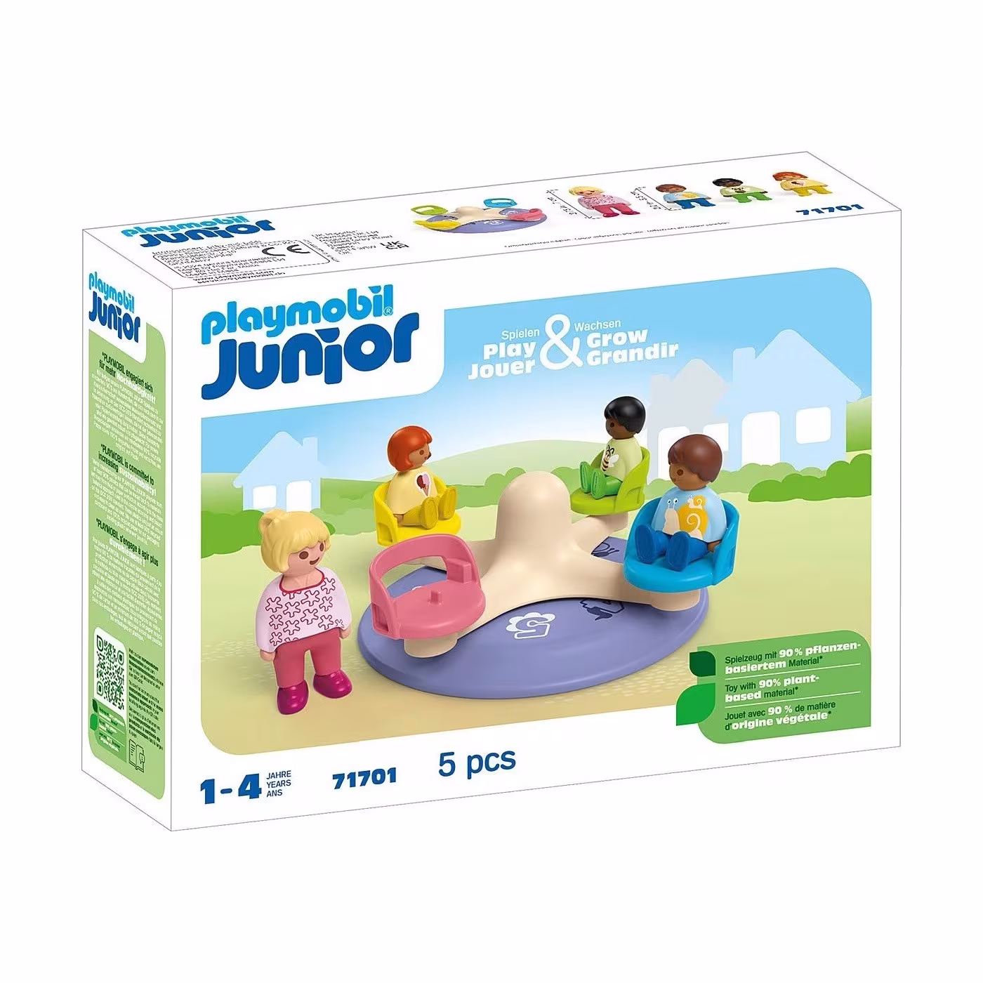 Playmobil junior: παιδικό καρουζέλ (71701)